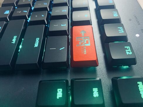 luo Suitable for Logitech G915TKL White Radio Competition Mechanical Keyboard UltraThin RGB Backlit NonSlip Computer Sports keycap G915 Texture Game 13 keycap, Black in Saudi Arabia