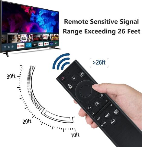 【Upgrade】 Replacement for Samsung Smart TV Remote, Voice Remote Compatible with 2018-2023 Samsung BN59 Series, for Smasung Crystal UHD QLED The Frame QLED 4K 8K Smart TVs in Saudi Arabia