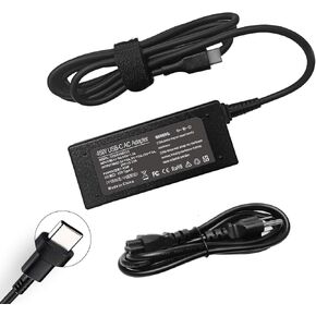 45W USB C Chromebook Charger for HP Chromebook X360 14 14-ca0061dx 14-ca060nr 14-ca020nr 14-ca043cl 14-ca051wm 14-ca052wm 14-ca091wm ca061dx USB C Fast Power Supply Adapter