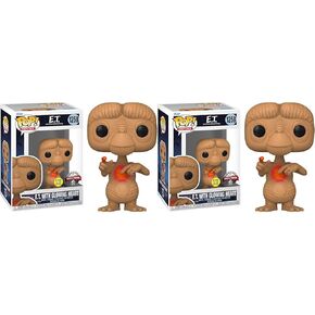 Funko Pop! Movies: E.T. 40th - E.T. with - Glow in The Dark Heart - E.T. The Extra Terrestrial - Collectable Vinyl Figure - Gift Idea - Official Merchandise - Toys for Kids & Adults - Movies Fans
