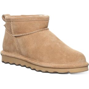 BEARPAW Women's Shorty Iced Coffee Size 8 | Women's Ankle Boot | Women's Slip On Boot | Comfortable Winter Boot