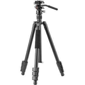 Vanguard Vesta GO 234CV10 Carbon Fiber Travel Tripod with Compact VEO PV-10 Counterbalancing Spring Assist Video Head | Compact VEO PV-10 Counterbalancing Spring Assist Video Head in Saudi Arabia