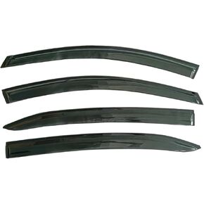 Smoke Window Visors Compatible with 2007-2012 Nissan Sentra Wind Deflectors Sun/Rain Guards 94165