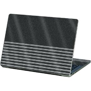 MightySkins Glossy Glitter Skin Compatible With Apple MacBook Pro 13" M2 (2022) - Pinstripe | Protective, Durable High-Gloss Glitter Finish | Easy to Apply, Remove, and Change Styles | Made in The USA