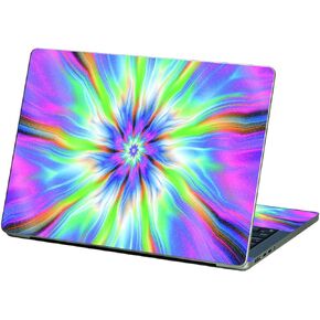 MightySkins Glossy Glitter Skin Compatible with Apple MacBook Pro 13" M2 (2022) - Prismatic Vortex | Protective, Durable High-Gloss Glitter Finish | Easy to Apply and Change Styles | Made in The USA