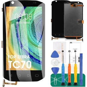 لاستبدال الشاشة زيبرا TC70 لزيبرا TC72 LCD محول الأرقام إصلاح أطقم لزيبرا TC75/TC77 شاشة تعمل باللمس استبدال الجمعية الأسود