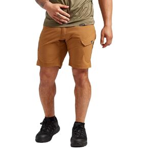 TRUEWERK Men's Workwear Shorts - T1 WerkShorts - Relaxed Fit, Lightweight, Moisture Wicking, Shorts with 4-Way Stretch, Black, 34W X 9L