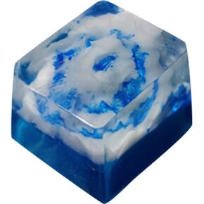 Delicate Hand Engraved Resin Translucidus Backlit Key Caps for Mechanical Keyboards (Cursed Land)
