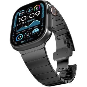 KADES Metal Band Compatible with Apple Watch Band Ultra 49mm Series 8 Series 7 45mm SE SE/2022 6 5 4 44mm 3 2 1 42mm, Stainless Steel Link Bracelet