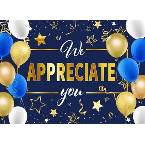 7x5ft We Appreciate You Backdrop Thank You Backdrop Teacher Professors Doctor Nurse Staff Appreciation Decorations Banner F184