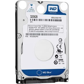 Western Digital Bare Drives 320GB Western Digital Blue SATA III 5400 RPM 8 MB Cache Bulk/OEM Notebook Hard Drive WD3200LPVX