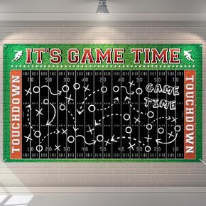 73 x 43 inch Football Backdrop Football Banner Football Field Backdrop for Photo Photography Birthday Football Party Decorations