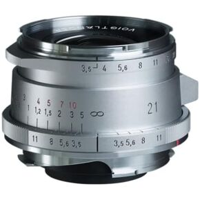 Voigtlander 21mm f/3.5 Color Skopar Vintage Line Aspherical Type II Silver