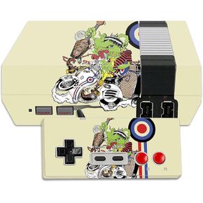 MightySkins Skin Compatible with Nintendo NES Classic Edition wrap Cover Sticker Skins Scooter Punk