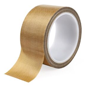 Teflon Glass Cloth Tape, (4-inch x 33 Feet x 0.18mm) High Temperature PTFE Coated Fiberglass Adhesive Tape for Vacuum Sealer Machine, Hand Impulse Sealers Insulation, Vacuum Sealer Parts