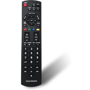 Replacement Universal Remote Control for Panasonic Smart TV TC-32LX44S TC-50PX34 TC-60PS34 TC-L37U3 TC-60AS530U TC-L37U22 TC-42PX24 TC-P50C2 TC-L32C22 TC-32LX24 TC-L32U22 TC-L32X2 TC-L42U25 TC-P42C2