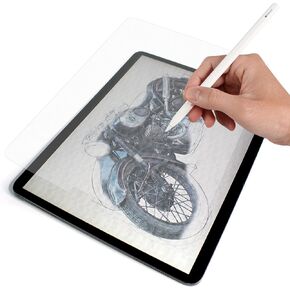 Made in Japan Paper Texture Paper-Like Anti Glare Matte Screen Protector for New iPad Pro 2018 A1876 A1983 A1895 A2014 [1 Pack] [12.9 Inch]