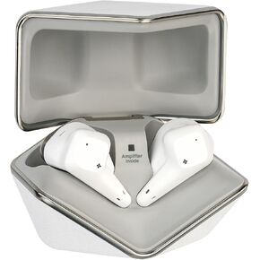 HIFIMAN SVANAR Wireless Jr Noise Cancelling Bluetooth in-Ear Hi-Fi Earphones with Amplifier Inside, Topology Diaphragm Driver, IPX5 Water/Sweat Resistant, White