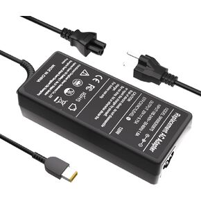 20V 6.75A 135W AC Power Adapter Laptop Charger for Lenovo IdeaPad Y40-70 Y50-70 Y50-80 Y50-70AS-ISE Y50-70AM-IFI Y700-15ISK 720-15IKB Z710 ThinkPad T440p T450P ADL135NDC3A ADL135NLC3A Supply Cord