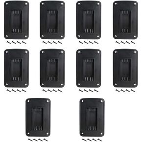 10Packs Tool Holders for Dewalt 20V Drill Mount Fit for Milwaukee M18 Tools Wall Mount Hanger (Yellow)
