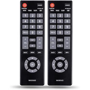 2 Pack NH305UD Remote Control Replacement Fit for Emerson LCD HDTV TV