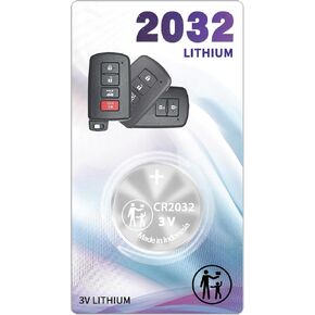 CR2032 Remote Key Fob Replacement OEM (2012-2021) Original Battery for Toyota 4Runner Avalon Camry Corolla Highlander Prius C Rav4 Sequoia Tacoma Tundra Smart Case Shell (HYQ14FBA, HYQ14FBB)