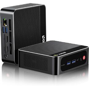 Beelink AMD Ryzen 7 5700U Mini PC Up to 4.3Ghz, 32GB DDR4 1TB NVME 2280 SSD Mini Computers, WiFi6/BT5.2, 4K Triple Display Mini Desktop Computer