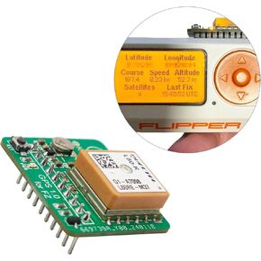 GPS Module for Flipper Zero with Built-in Antenna, 9600 Baud Rate, NMEA Protocol, Plug-and-Play Positioning Module, Flipper Zero Development Board Accessory