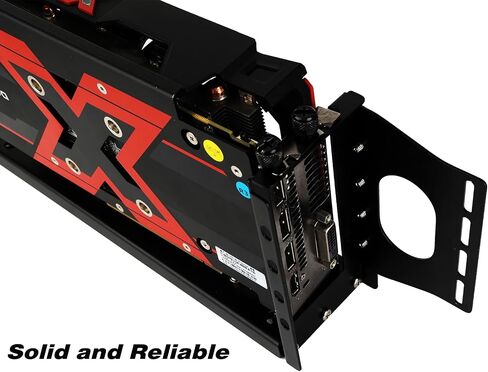 Graphics Card Bracket with Versatile Vertical GPU Mount Bracket and Gpu Holder for Enhanced PC Performance Black in Kuwait