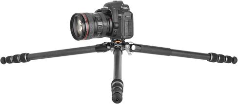 Vanguard Vesta GO 234CV10 Carbon Fiber Travel Tripod with Compact VEO PV-10 Counterbalancing Spring Assist Video Head | Compact VEO PV-10 Counterbalancing Spring Assist Video Head in Saudi Arabia