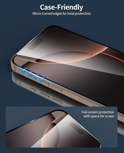 T Tersely 3 Pack Screen Protector for iPhone 16 Pro Max 6.9-inch with Auto Alignment Kit, Tempered Glass Film Bubble Free Full Coverage, HD Clear in Saudi Arabia