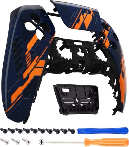 eXtremeRate Spider Armor Front Housing Shell with Touchpad Compatible with ps5 Controller BDM-010 BDM-020 BDM-030 BDM-040, DIY Replacement Shell Custom Touch Pad Cover Compatible with ps5 Controller in Saudi Arabia