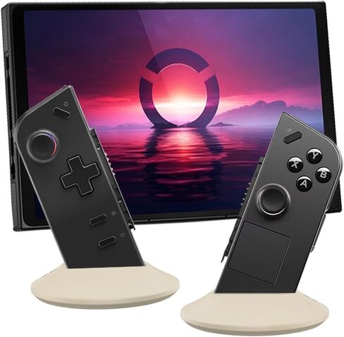 KPSIHRIO Legion Go Controller Grips Stand Base Protector Compatible with Lenovo Legion Go Handheld, Silicone Protective Stand Dock Case, Legion Go Accessories Only for Stationary Standing (Black) in Saudi Arabia