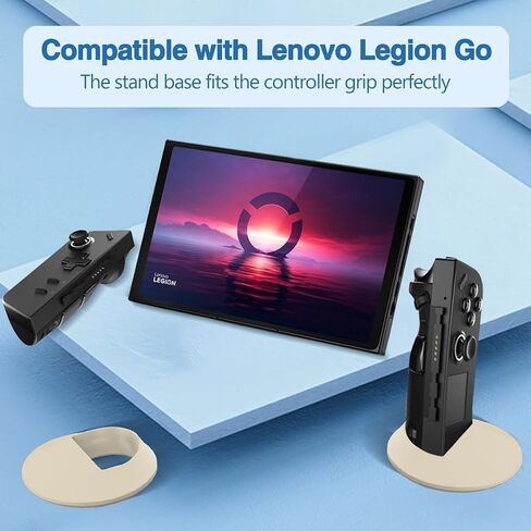 KPSIHRIO Legion Go Controller Grips Stand Base Protector Compatible with Lenovo Legion Go Handheld, Silicone Protective Stand Dock Case, Legion Go Accessories Only for Stationary Standing (Black) in Saudi Arabia