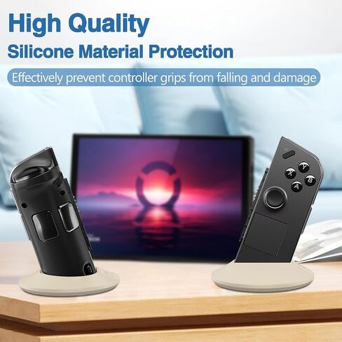 KPSIHRIO Legion Go Controller Grips Stand Base Protector Compatible with Lenovo Legion Go Handheld, Silicone Protective Stand Dock Case, Legion Go Accessories Only for Stationary Standing (Black) in Saudi Arabia