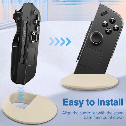 KPSIHRIO Legion Go Controller Grips Stand Base Protector Compatible with Lenovo Legion Go Handheld, Silicone Protective Stand Dock Case, Legion Go Accessories Only for Stationary Standing (Black) in Saudi Arabia