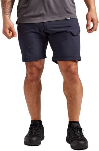TRUEWERK Men's Workwear Shorts - T1 WerkShorts - Relaxed Fit, Lightweight, Moisture Wicking, Shorts with 4-Way Stretch, Black, 34W X 9L in Saudi Arabia