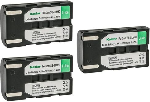 بطارية بديلة Kastar SB-LSM80 مكونة من قطعتين لبطارية سامسونج SB-LSM80 SBLSM80، SB-LSM160 SBLSM160، SB-LSM320 SBLSM320 in Saudi Arabia