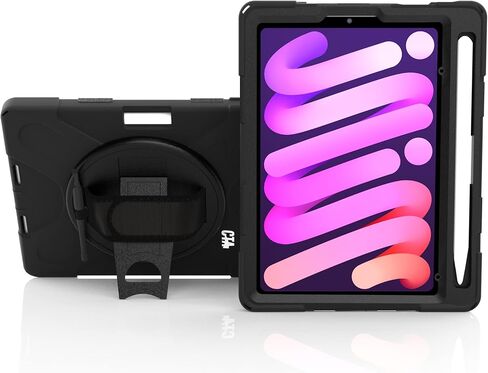 CTA Digital PAD-PCGKMINI Protective Case with Built-in 360° Rotatable Grip Kickstand for iPad Mini in Saudi Arabia