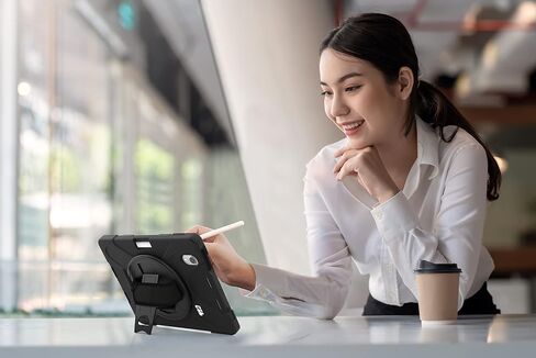 CTA Digital PAD-PCGKMINI Protective Case with Built-in 360° Rotatable Grip Kickstand for iPad Mini in Saudi Arabia