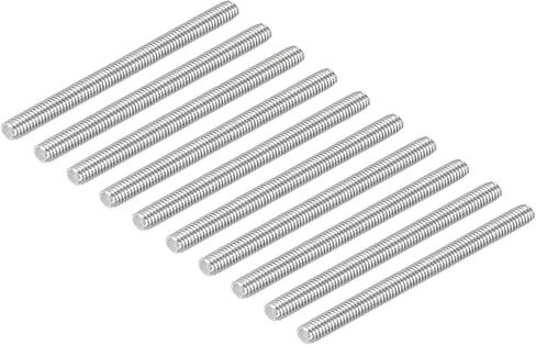 DMiotech 50 Pack M3x25mm Fully Threaded Rod 304 Stainless Steel Right Hand Threads Rod Bar Studs Clamps and U-Bolts in Saudi Arabia