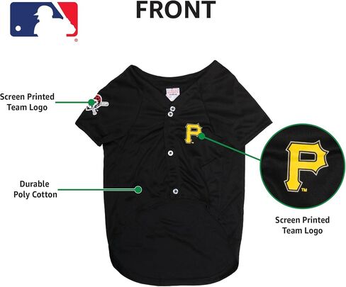 PETS FIRST MLB Jersey for Dogs & Cats - Baseball Texas Rangers Pet Jersey, Large. in Saudi Arabia