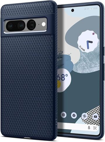 Spigen Liquid Air Designed for Pixel 7 Pro Case (2022) - Matte Black in Saudi Arabia