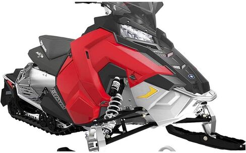 Polaris Snowmobile Painted Left Side Panel in Saudi Arabia