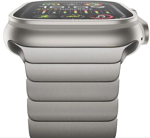 KADES Metal Band Compatible with Apple Watch Band Ultra 49mm Series 8 Series 7 45mm SE SE/2022 6 5 4 44mm 3 2 1 42mm, Stainless Steel Link Bracelet in Saudi Arabia
