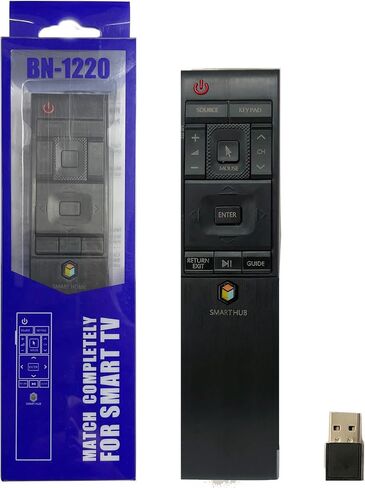BN-1220 Universal Remote Control Replacement for Samsung Smart TV Without Voice Function Supports Mouse Pointer Function, With USB Receiver Compatible with BN59-01220A BN59-01220E BN59-01220J in Saudi Arabia