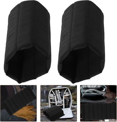 Uonlytech 2pcs Camera Bag Divider Dividers Baggies Divider for Bag Camera Case Bag Camera Bag Padded Insert Camera Insert Bag Compartment N Gray Suede Roller Partition Appendix in Saudi Arabia