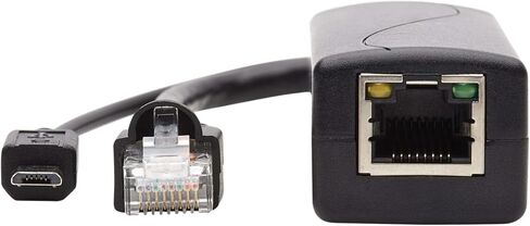 جهاز تريب لايت PoE إلى USB Micro-B وRJ45 Active Splitter 48V إلى 5V 1A 100M (NPOE-SPL-G-5VMU) in Saudi Arabia