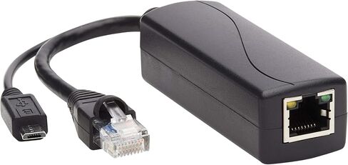 جهاز تريب لايت PoE إلى USB Micro-B وRJ45 Active Splitter 48V إلى 5V 1A 100M (NPOE-SPL-G-5VMU) in Saudi Arabia