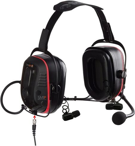 SM1P Heavy-Duty Industrial Wireless Communication Headset, Smart Noise Cancelling Ear Protection for Manufacturing, Oil & Gas, Mining, Data Centers, and Food Processing in Saudi Arabia